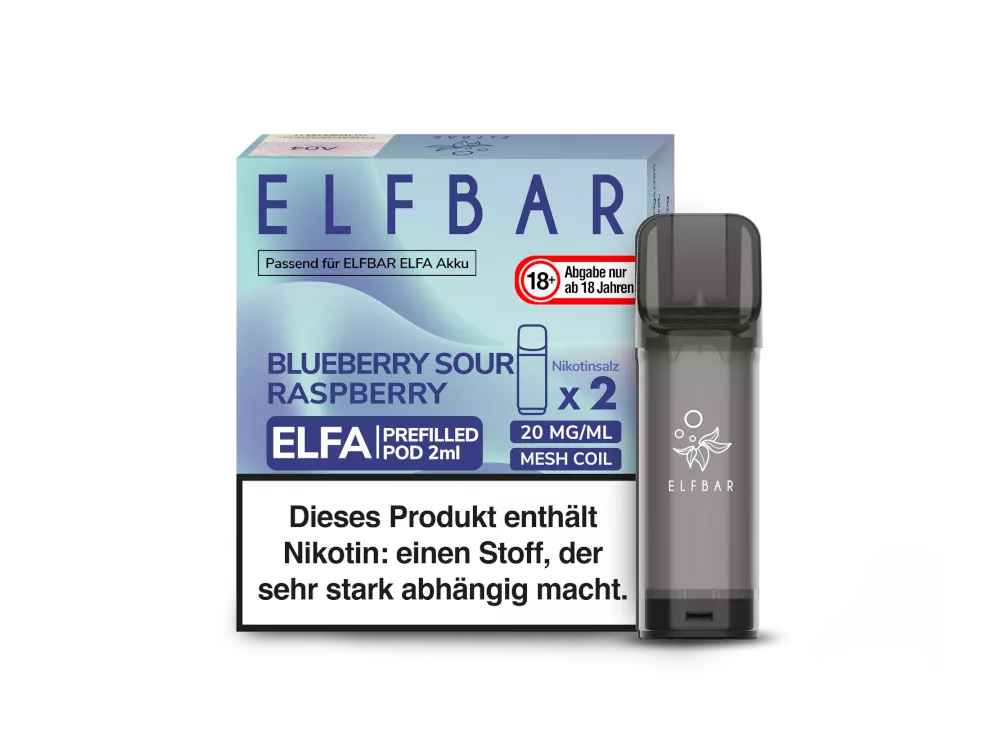 Elf Bar Elfa - Blueberry Sour Raspberry Pod