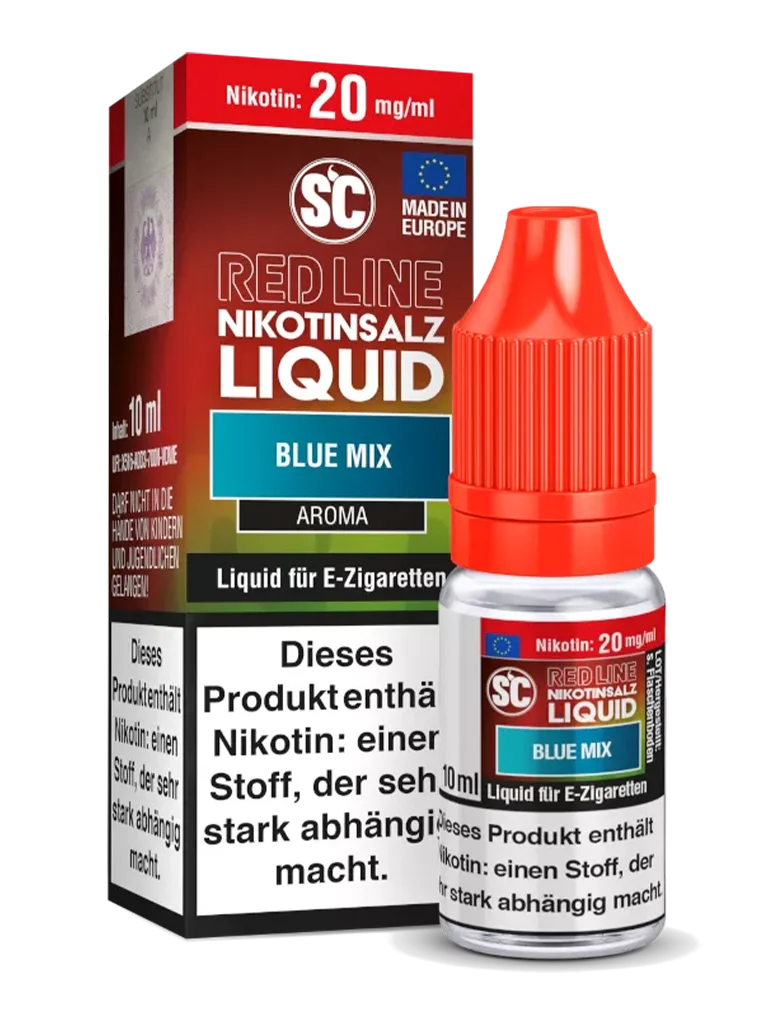 SC - Red Line - Nikotinsalz Liquid - Blue Mix - 10mg