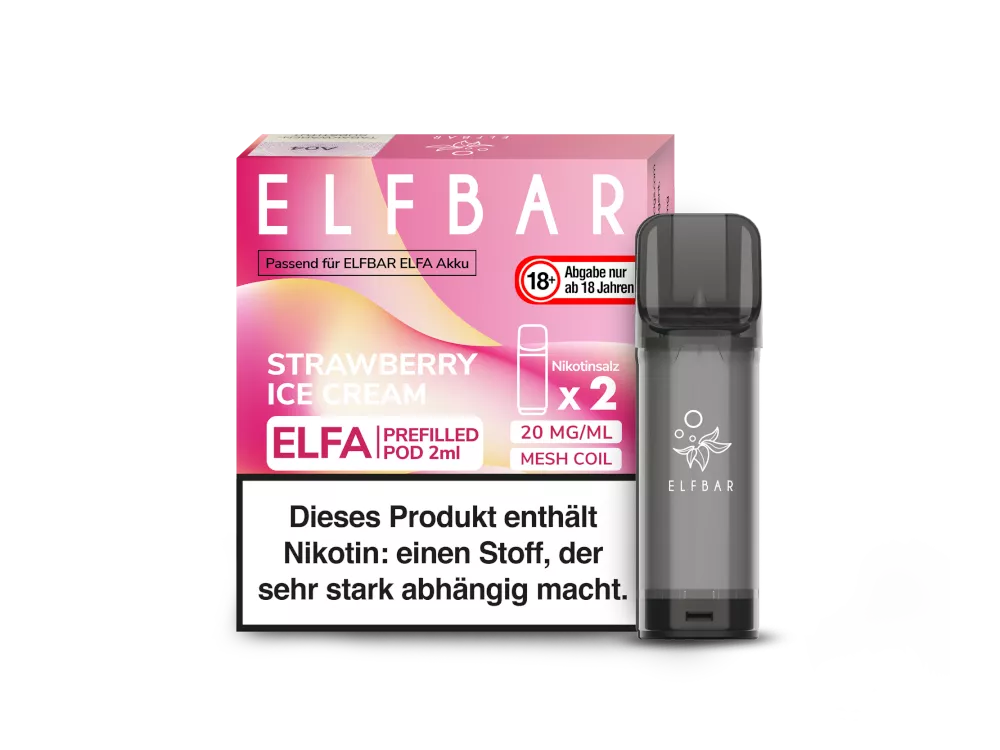 Elf Bar Elfa - Strawberry Ice Cream Pod