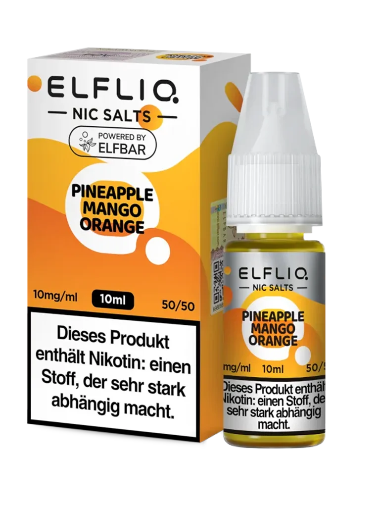 ELFLIQ - Nikotinsalz Liquid - Pineapple Mango Orange - 10mg