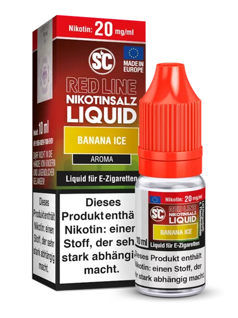 SC - Red Line - Nikotinsalz Liquid - Banana Ice - 20mg