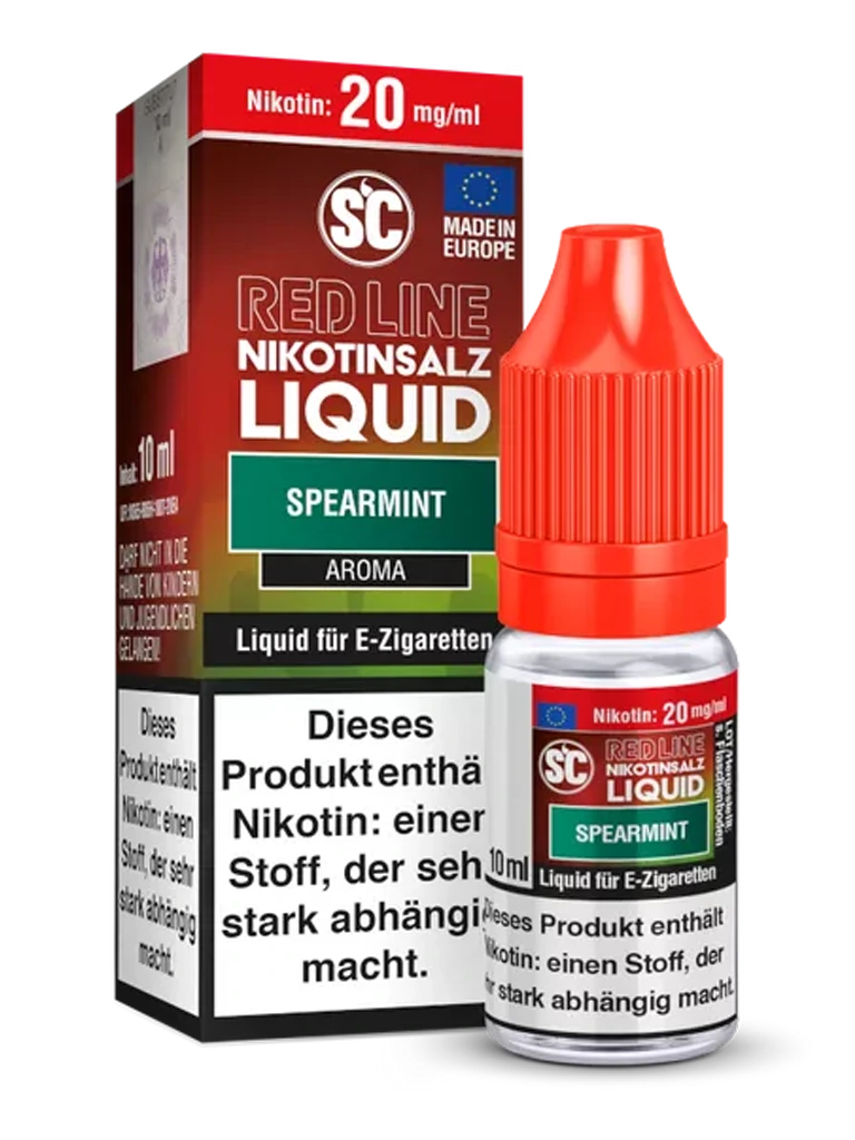 SC - Red Line - Nikotinsalz Liquid - Spearmint - 10mg