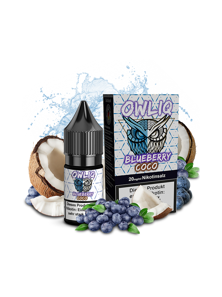 OWLLIQ - Nikotinsalz Liquid - Blueberry Coco 20mg