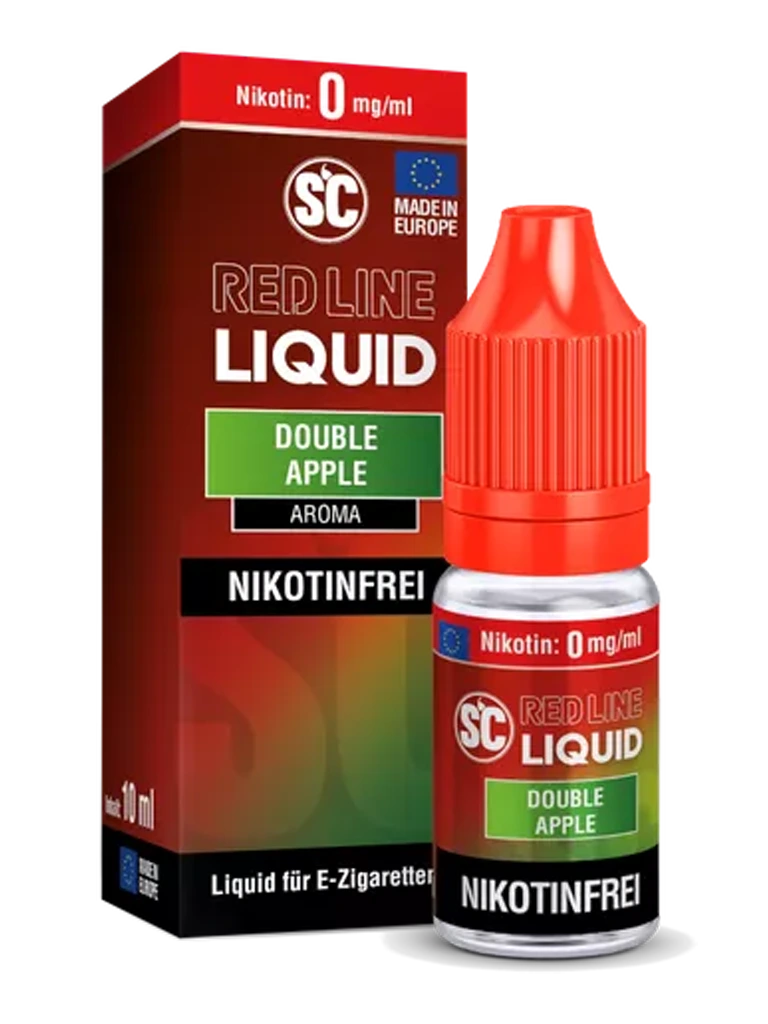 SC - Red Line - Nikotinfreies Liquid - Double Apple 0mg