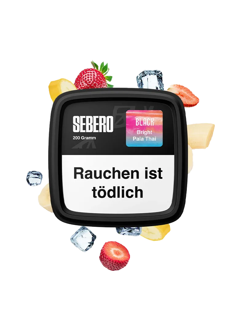 Sebero Tabak BLACK - Bright Pala Thai 200g