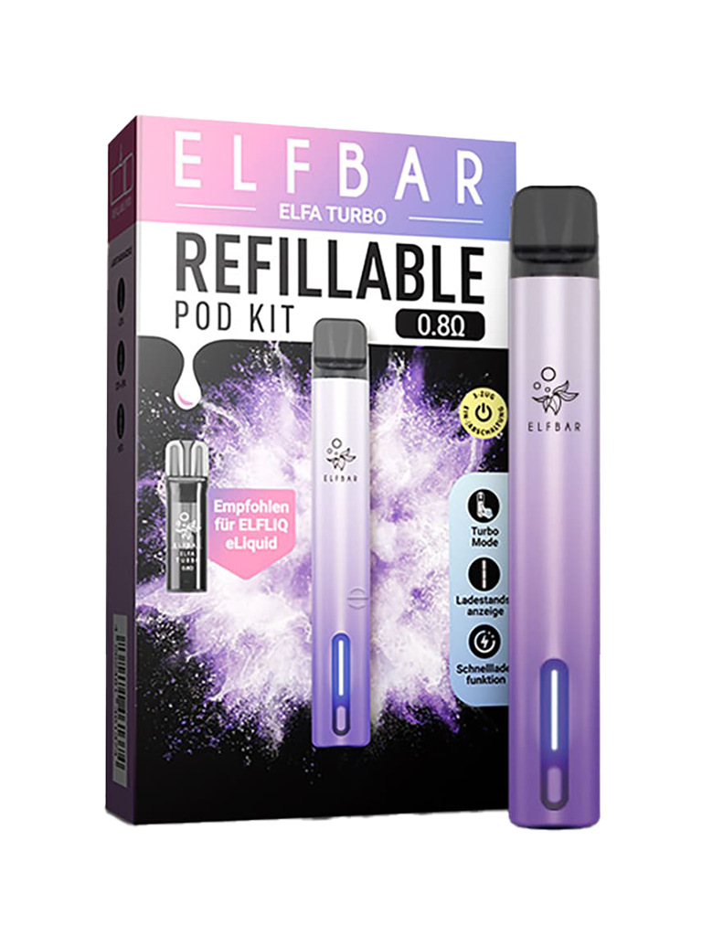 Elfbar - Elfa - Turbo Akku - Aurora Purple