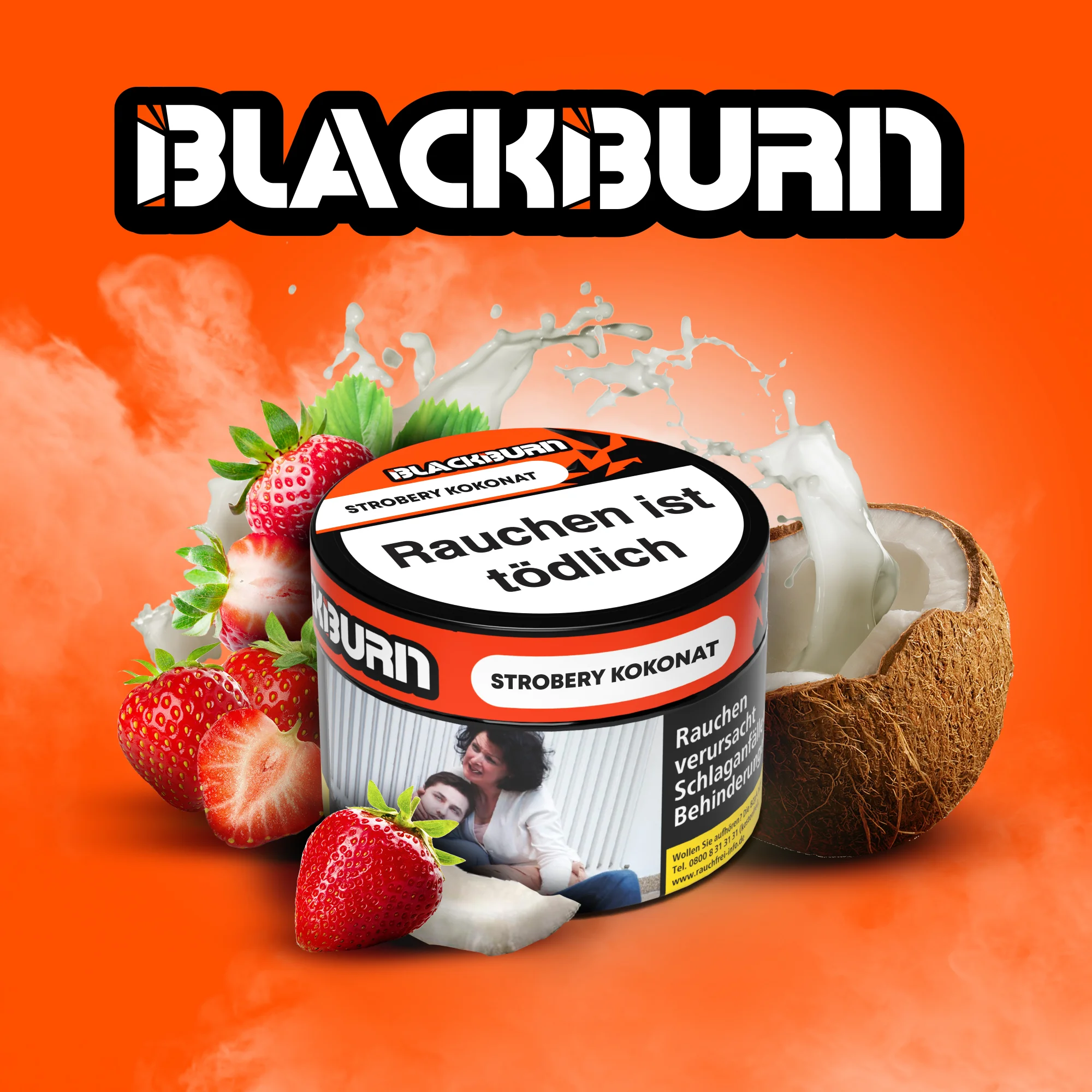 Blackburn Tabak - Strobery Kokonat 25g