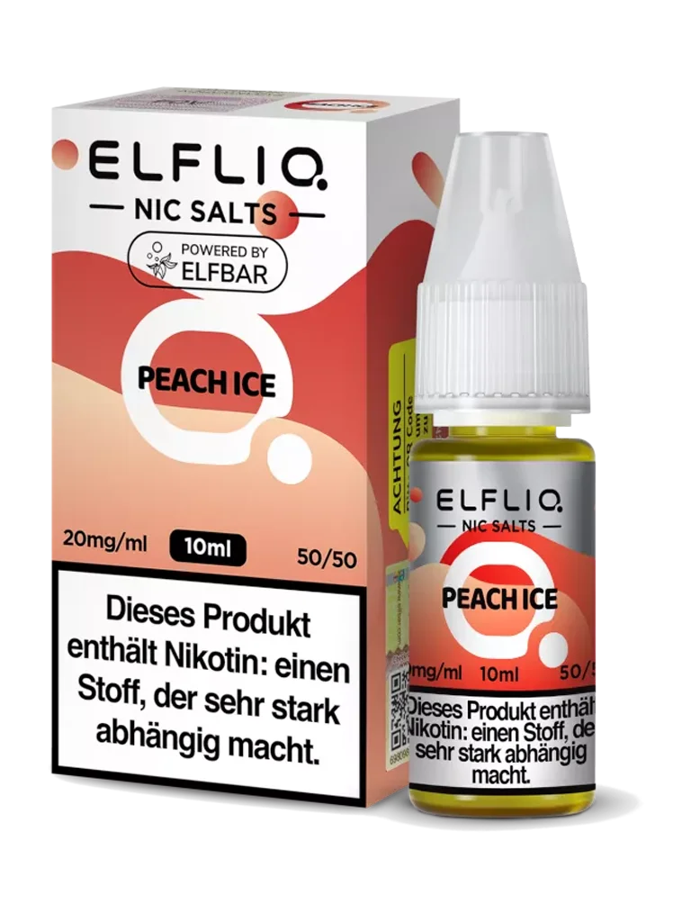 ELFLIQ - Nikotinsalz Liquid - Peach Ice - 20mg