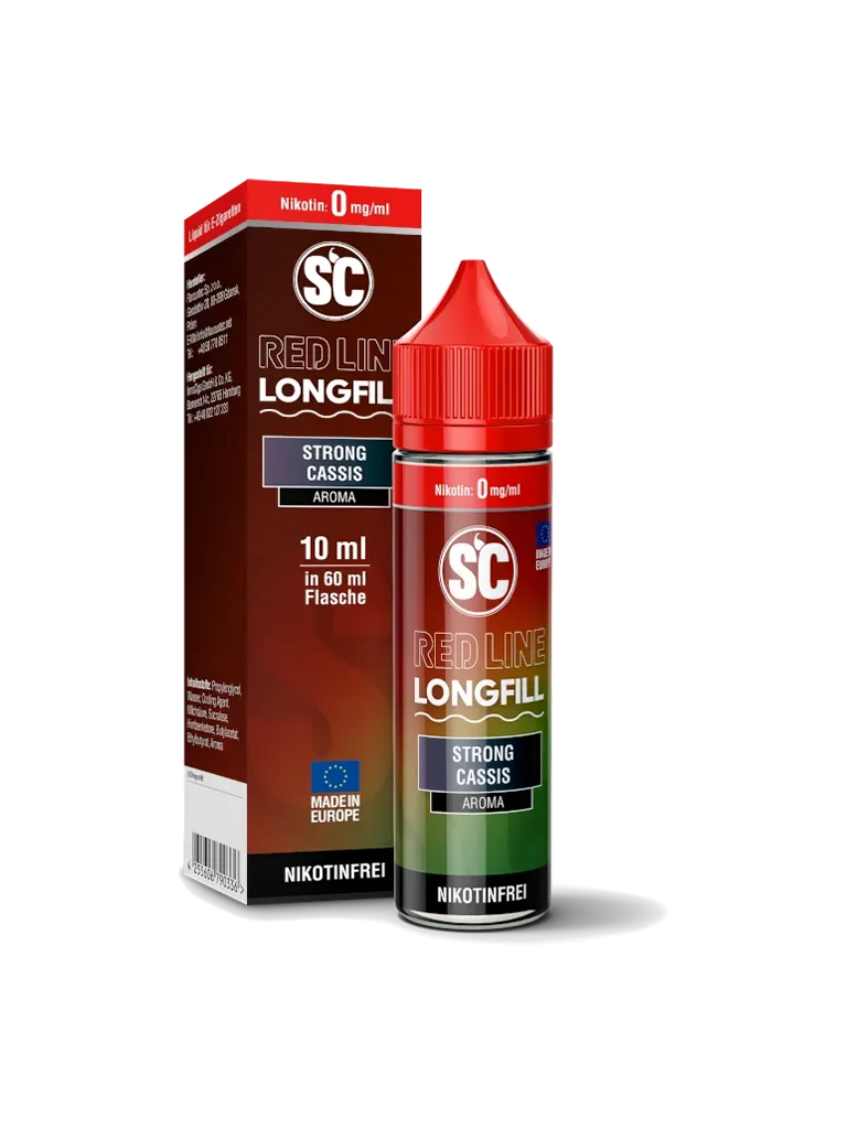 SC - Red Line - Longfill - Strong Cassis 10ml