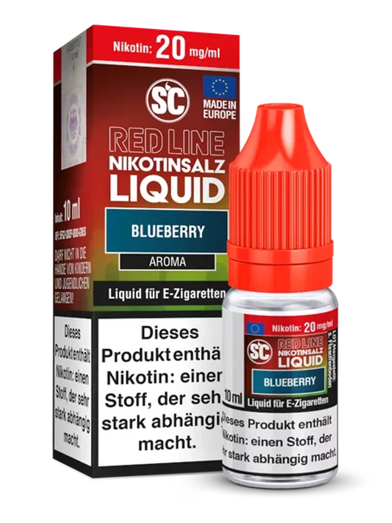 SC - Red Line - Nikotinsalz Liquid - Blueberry - 20mg