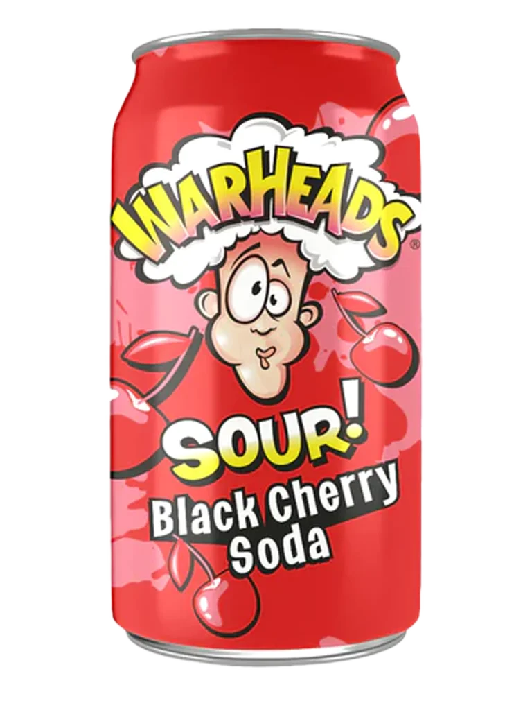 Warheads Soda - Sour Black Cherry 355ml