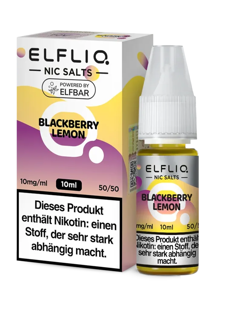 ELFLIQ - Nikotinsalz Liquid - Blackberry Lemon - 10mg