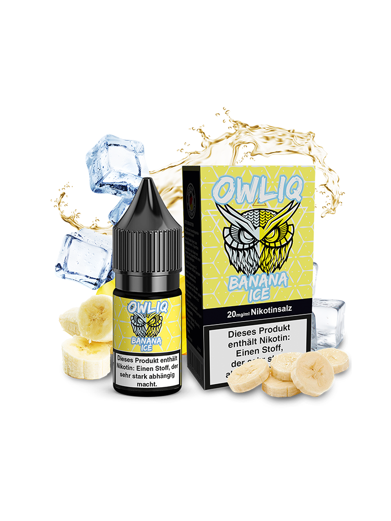 OWLLIQ - Nikotinsalz Liquid - Banana Ice 20mg