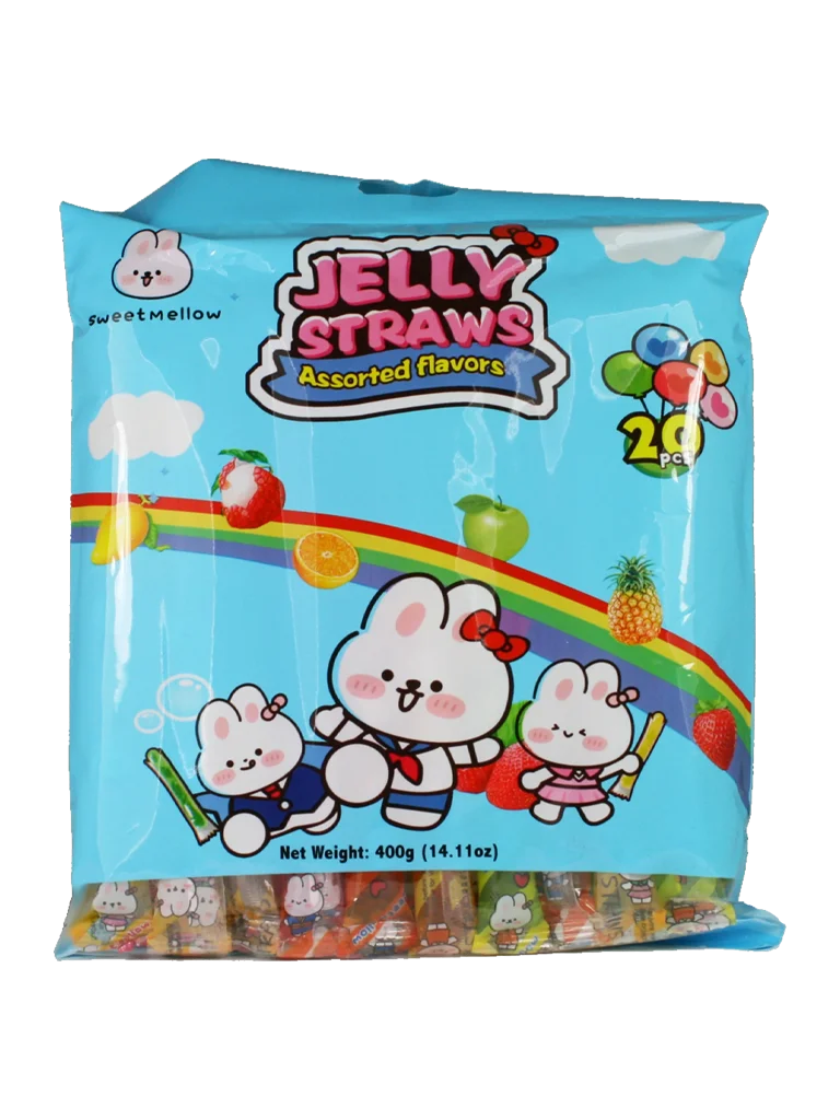 Jelly Straw - Assorted Flavours 300g