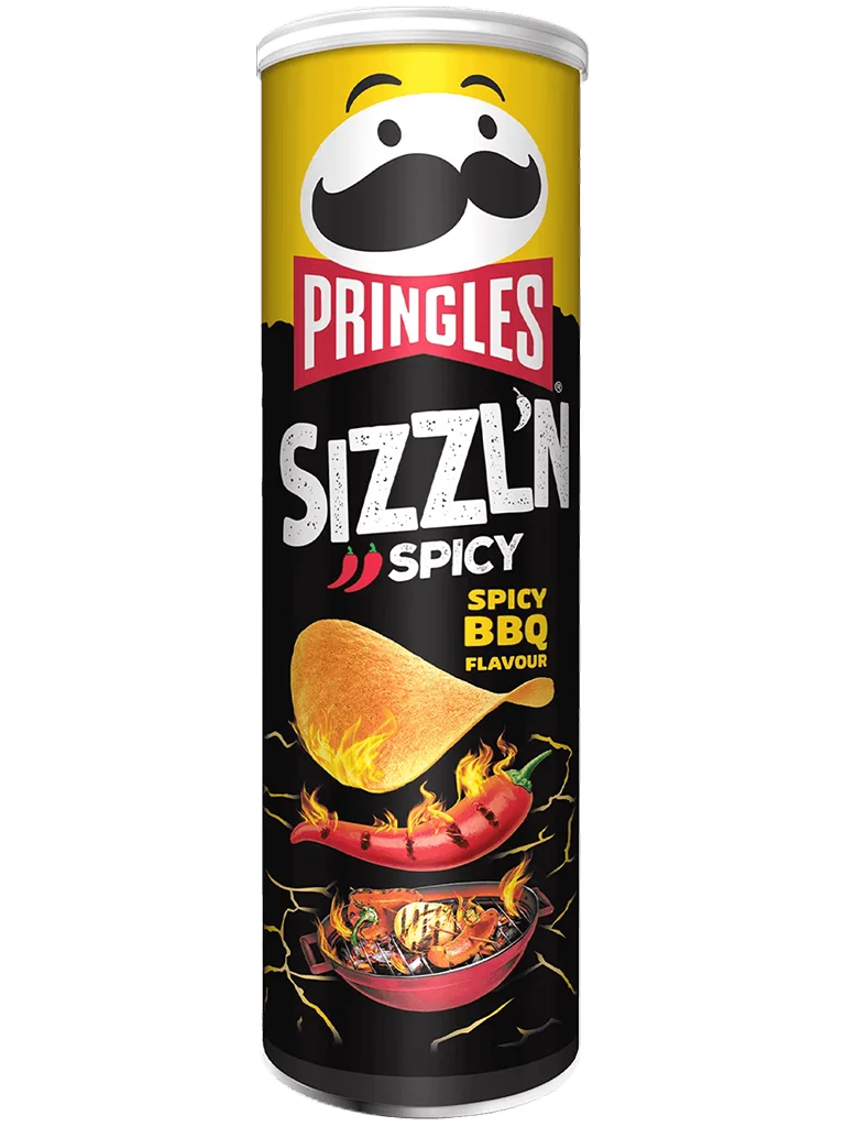Pringles - Sizzl'n Spicy Barbecue 180g