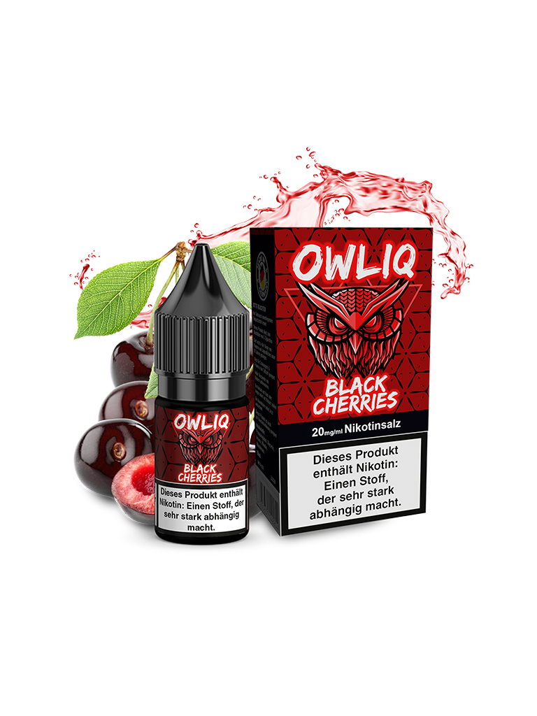 OWLIQ - Nikotinsalz Liquid - Black Cherries 20mg