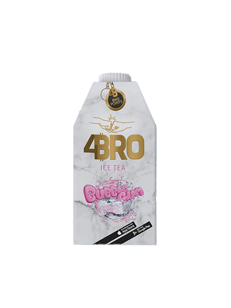 4Bro - Ice Tea Bubble Gum 500ml