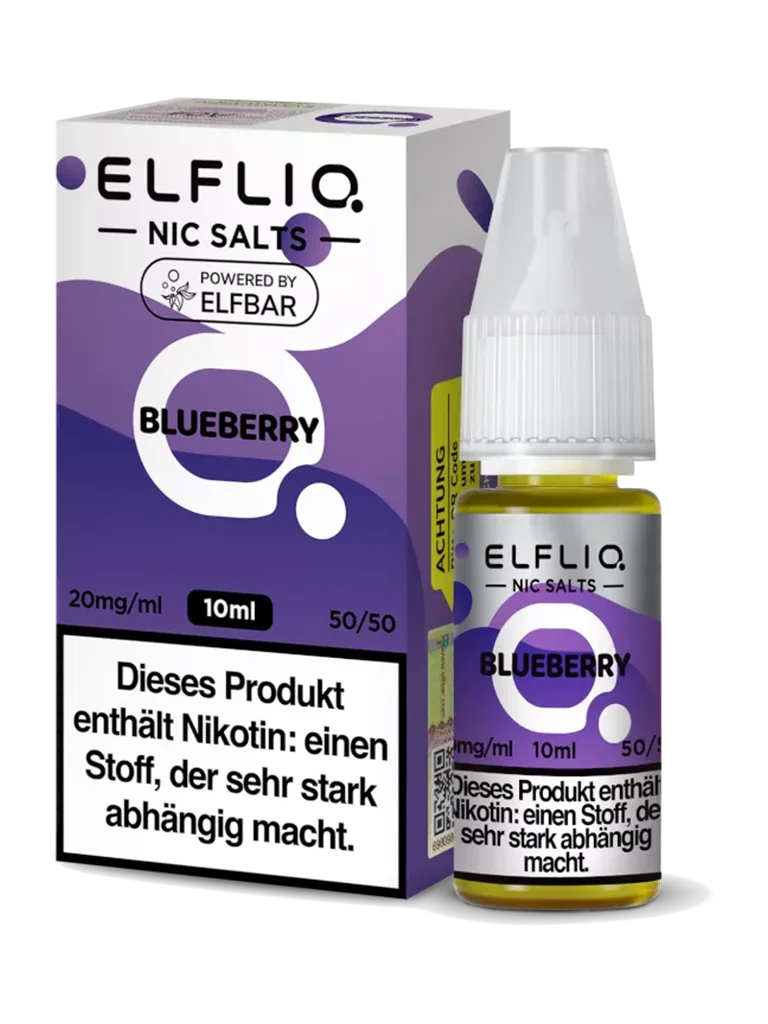 ELFLIQ - Nikotinsalz Liquid - Blueberry - 10mg