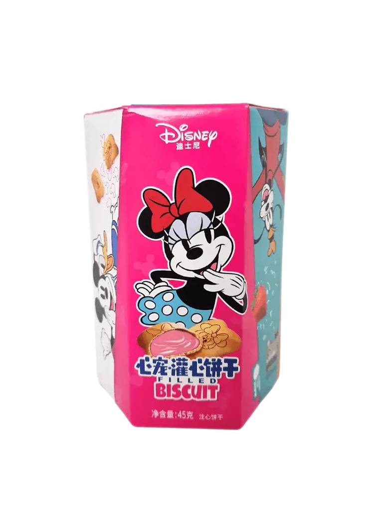 Disney - Filled Biscuit - Strawberry 45g