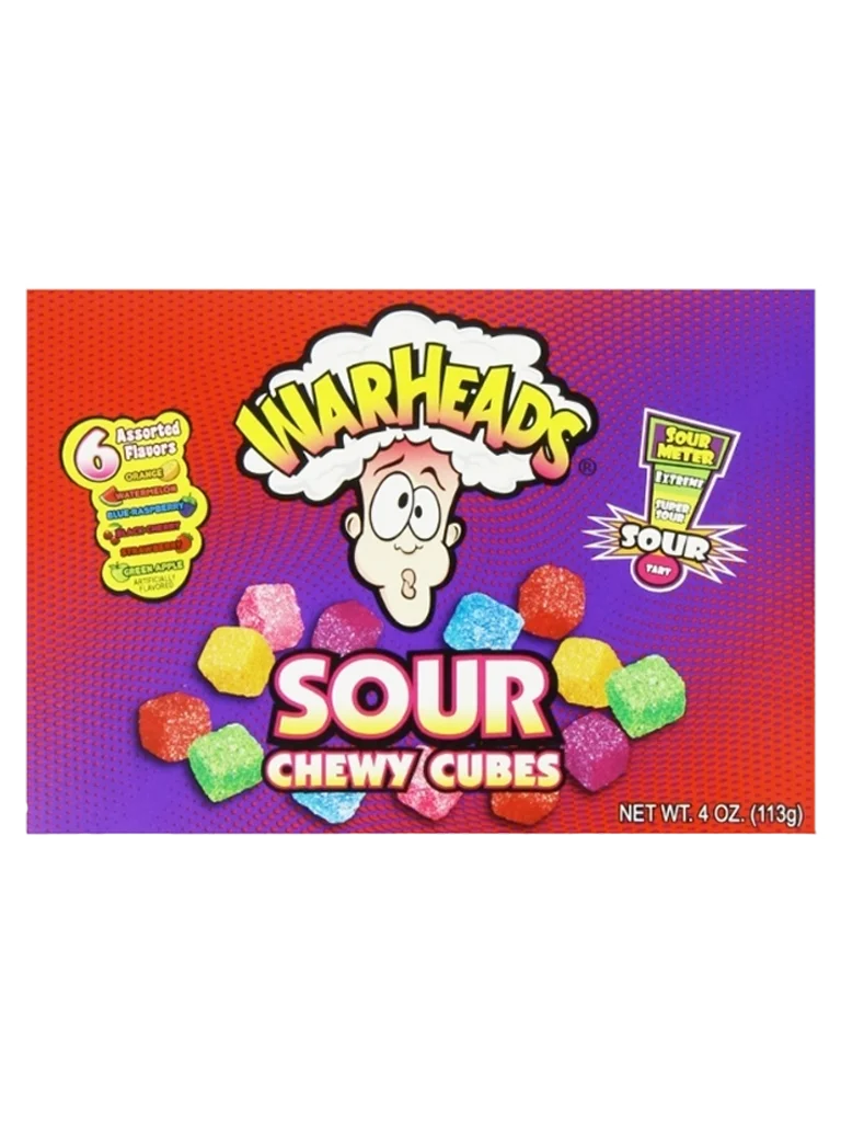 Warheads Chewy - Sour Cubes 113g
