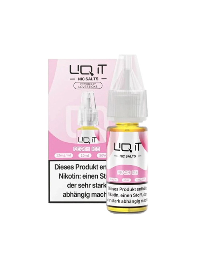 LIQ IT - Nikotinsalz Liquid - Peach Ice - 12mg