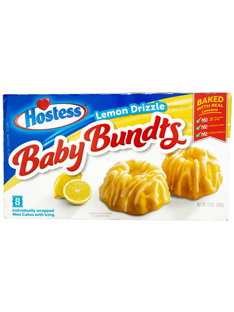 Hostess - Baby Bundts Lemon Drizzle 284g