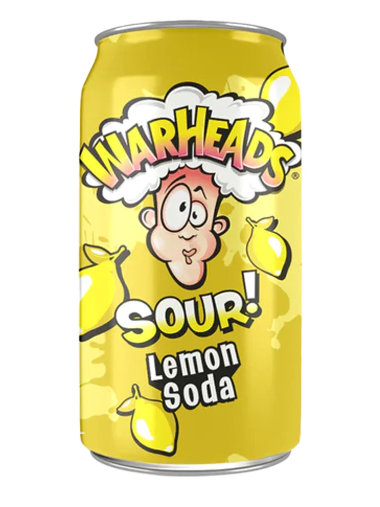 Warheads Soda - Sour Lemon 355ml