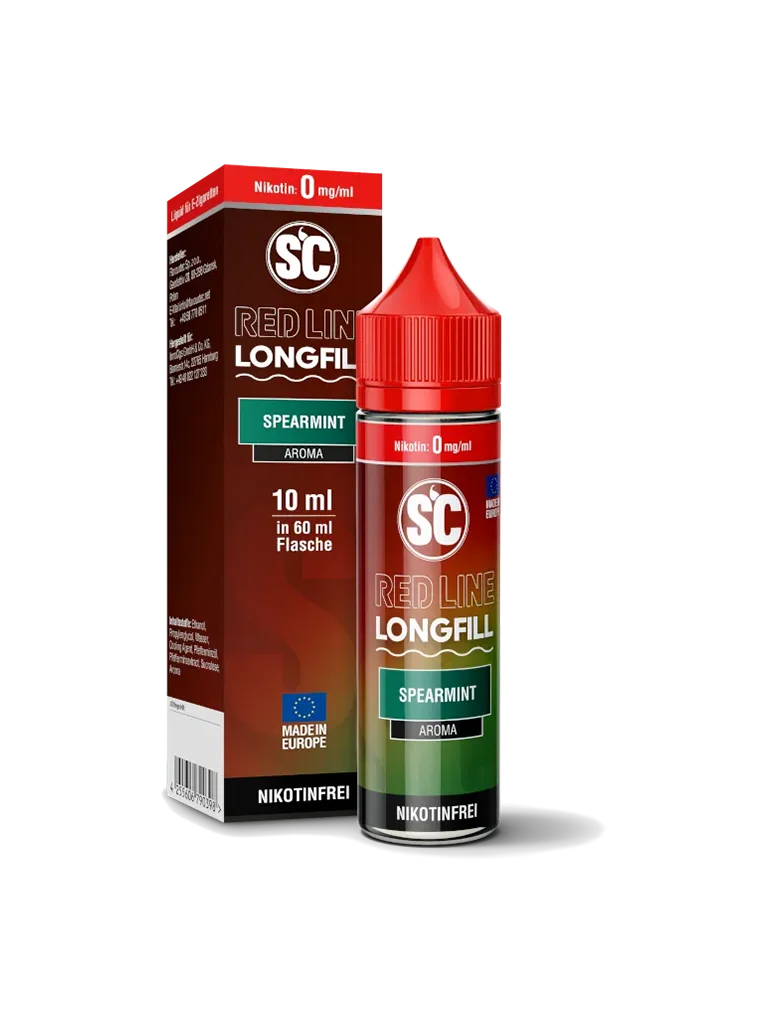 SC - Red Line - Longfill - Spearmint 10ml