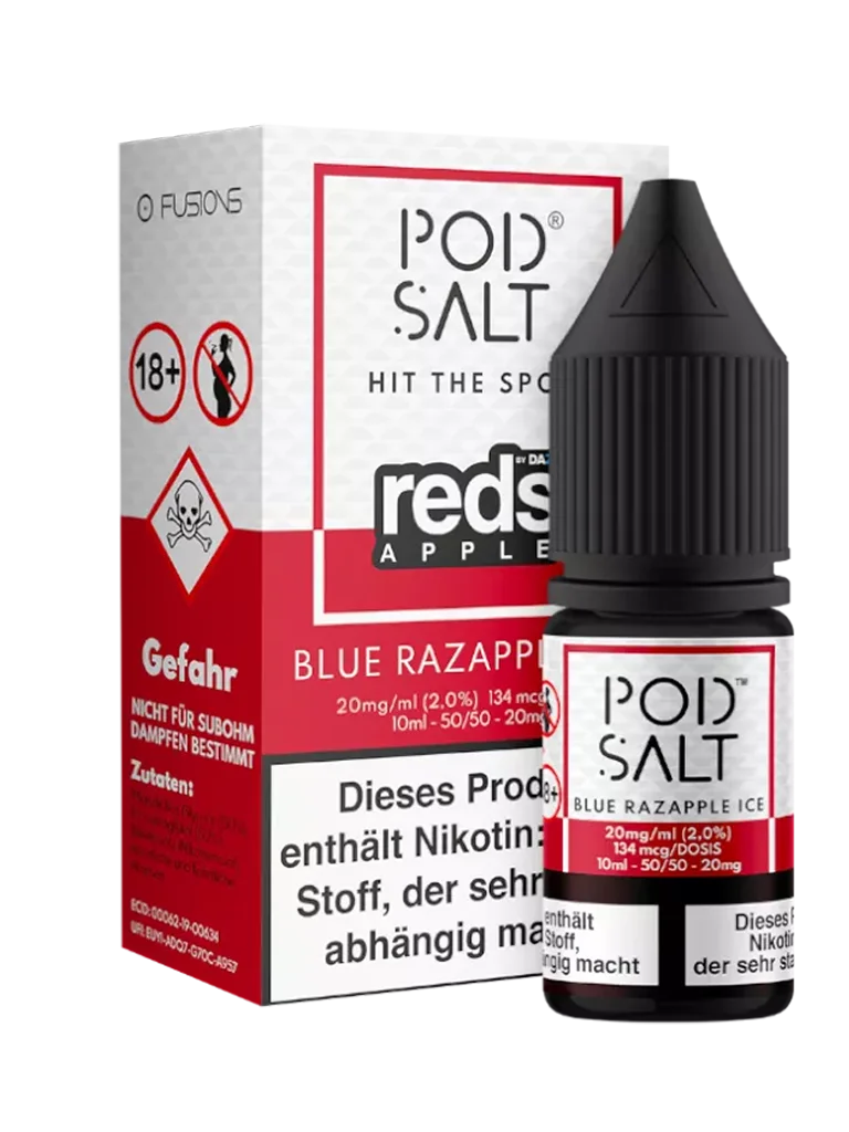 Pod Salt Fusion - Nikotinsalz Liquid - Reds Apple - 20mg