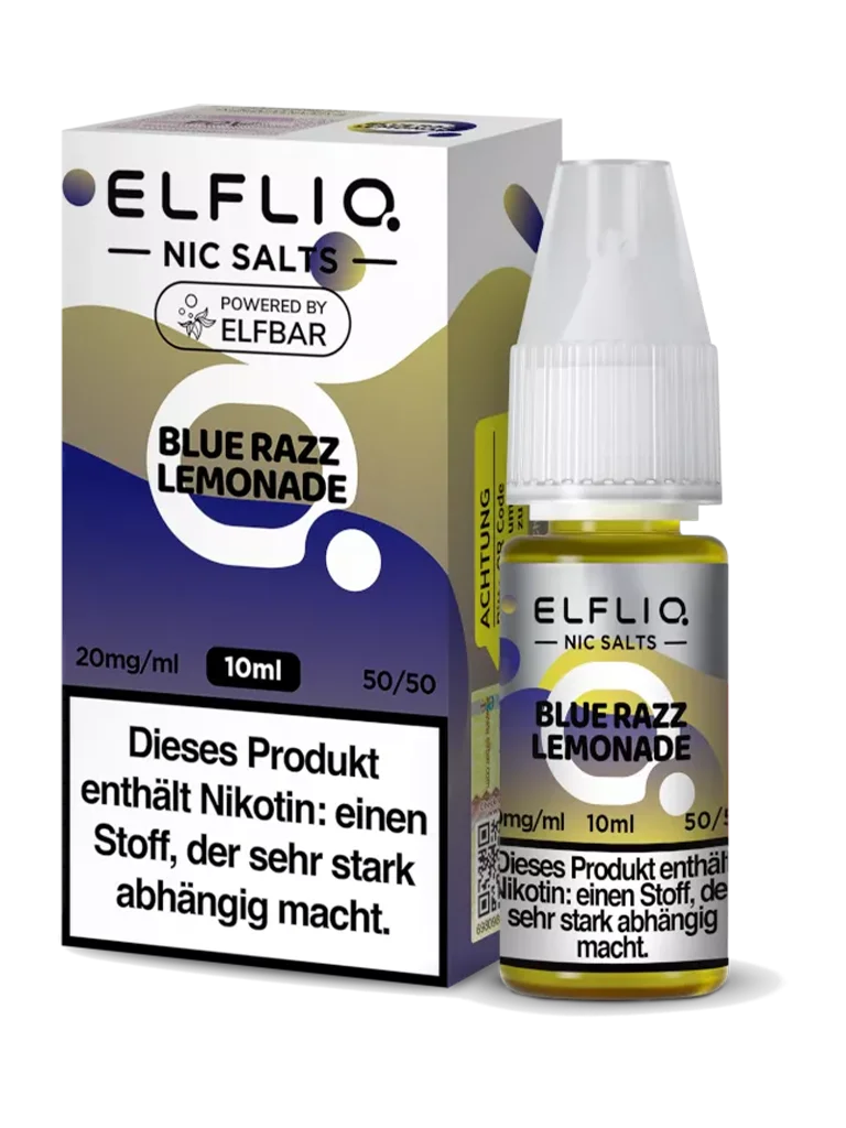 ELFLIQ - Nikotinsalz Liquid - Blue Razz Lemonade - 10mg
