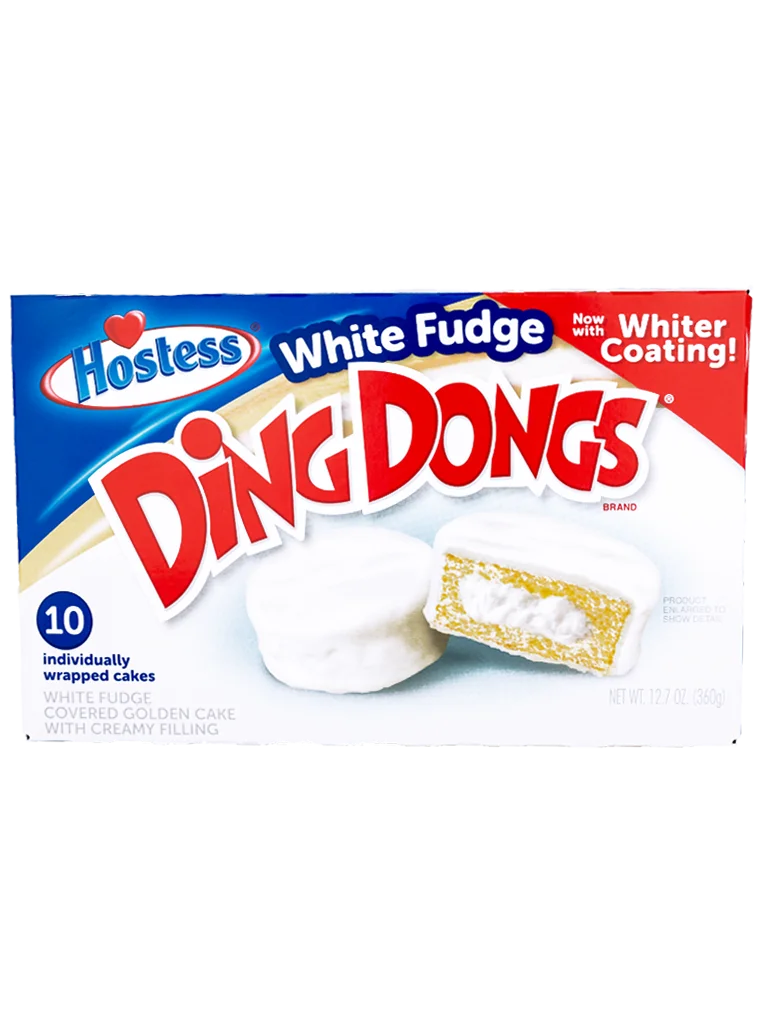 Hostess Ding Dong - White Fudge Cake 360g