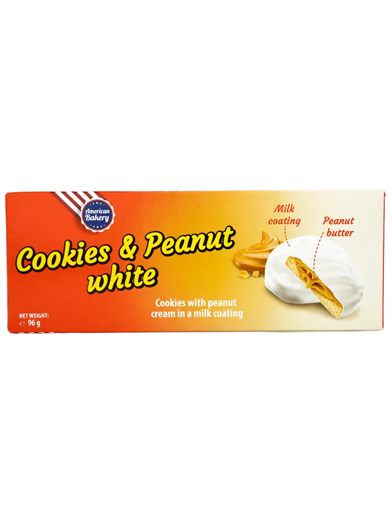 American Bakery - Cookies & Peanut White 96g