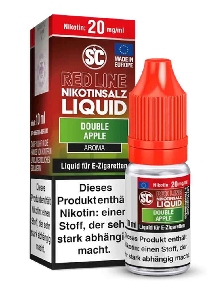SC - Red Line - Nikotinsalz Liquid - Double Apple - 10mg