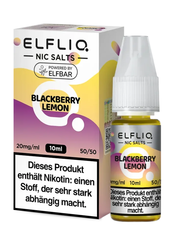 ELFLIQ - Nikotinsalz Liquid - Blackberry Lemon - 20mg