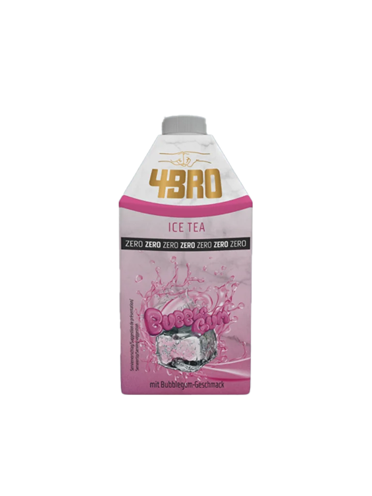 4Bro - Ice Tea Bubble Gum Zero 500ml