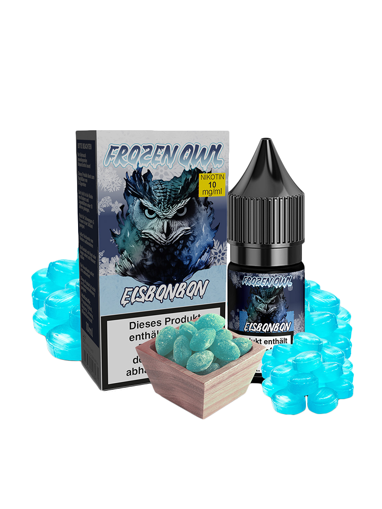 Frozen OWL - Nikotinsalz Liquid - Eisbonbon 10mg