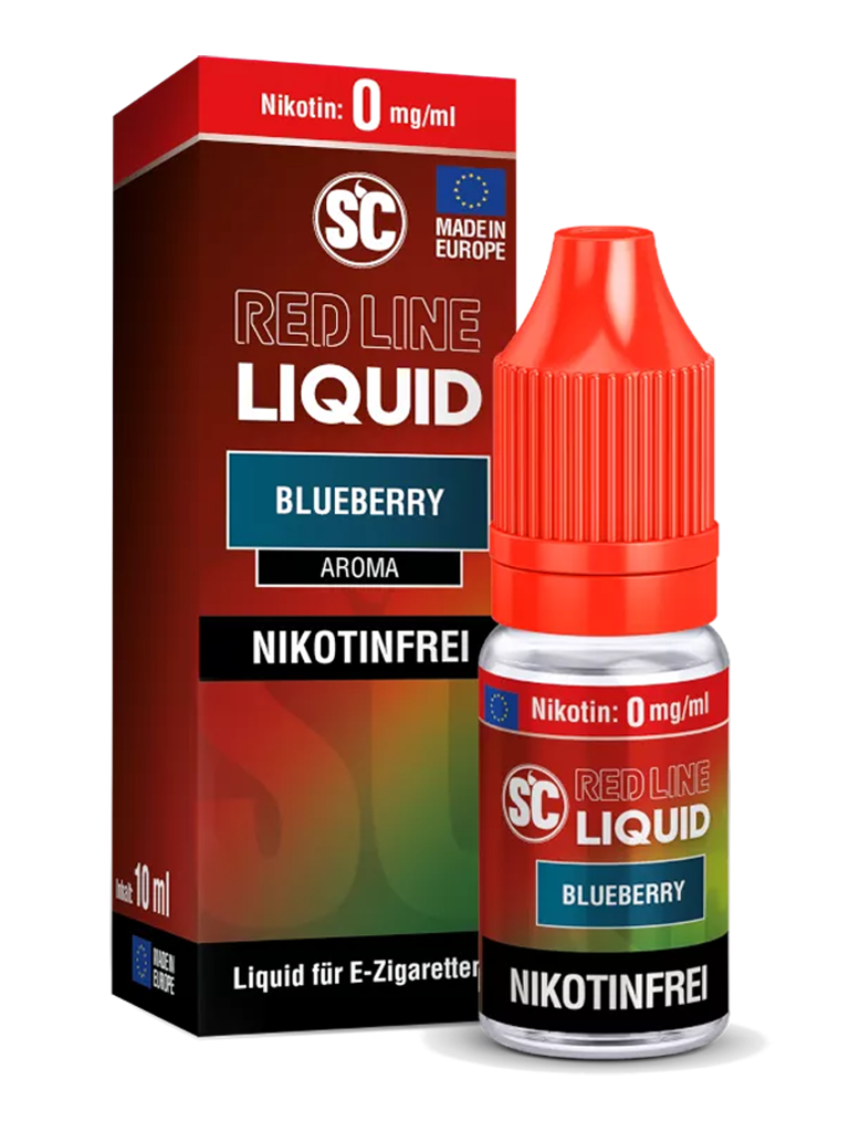 SC - Red Line - Nikotinfreies Liquid - Blueberry - 0mg