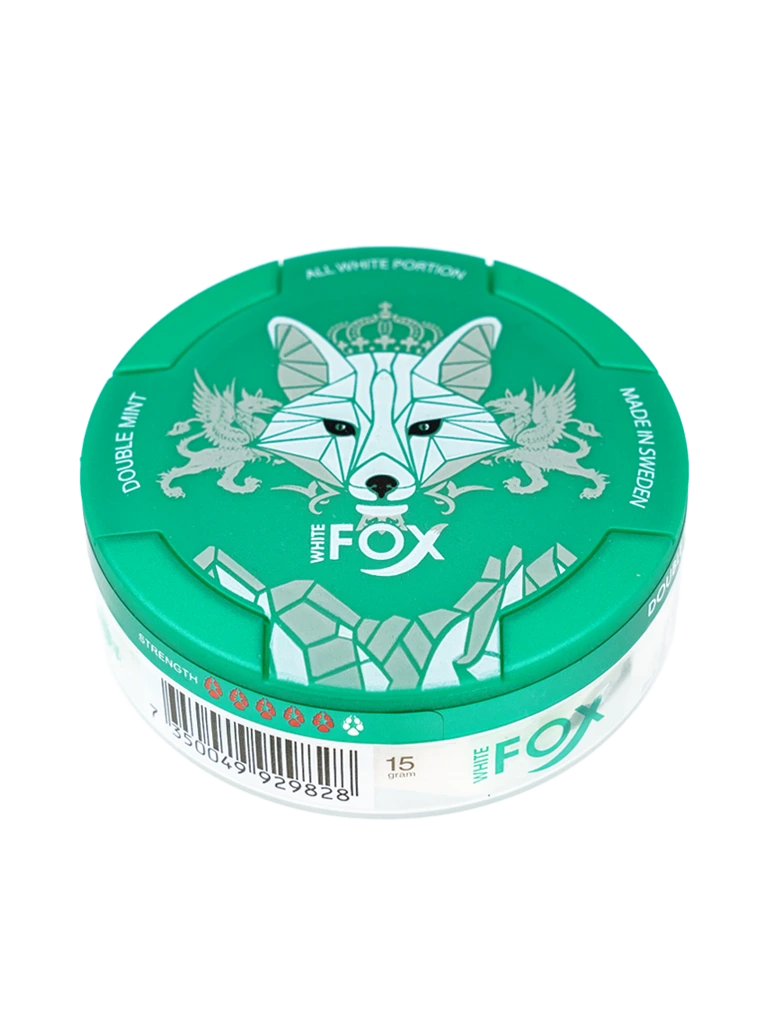 White Fox - Turquoise - Double Mint Extra Strong