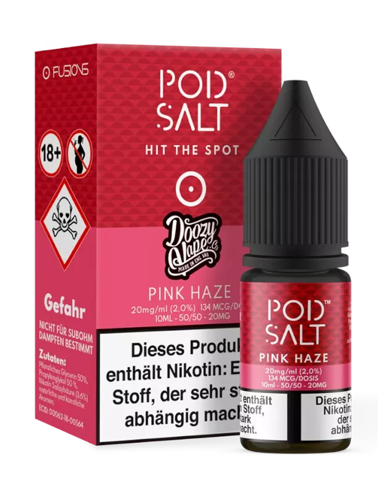 Pod Salt Fusion - Nikotinsalz Liquid - Pink Haze - 20mg