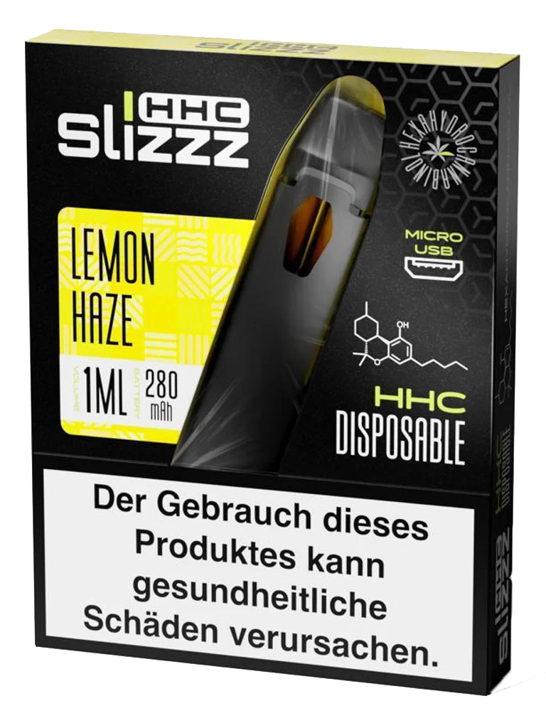 Slizz - Lemon Haze Vape Pen (400 Züge) 95% HHC
