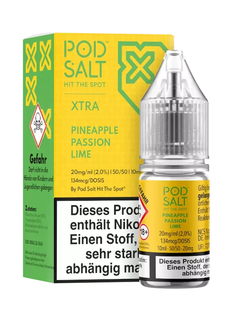 Pod Salt X - Nikotinsalz Liquid - Pineapple Passion Lime - 20mg